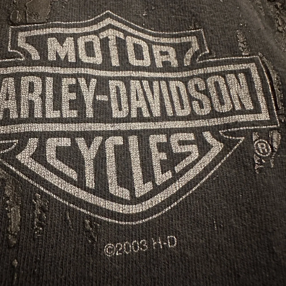 vintage 2003 harley davidson tshirt - Picture 3 of 5